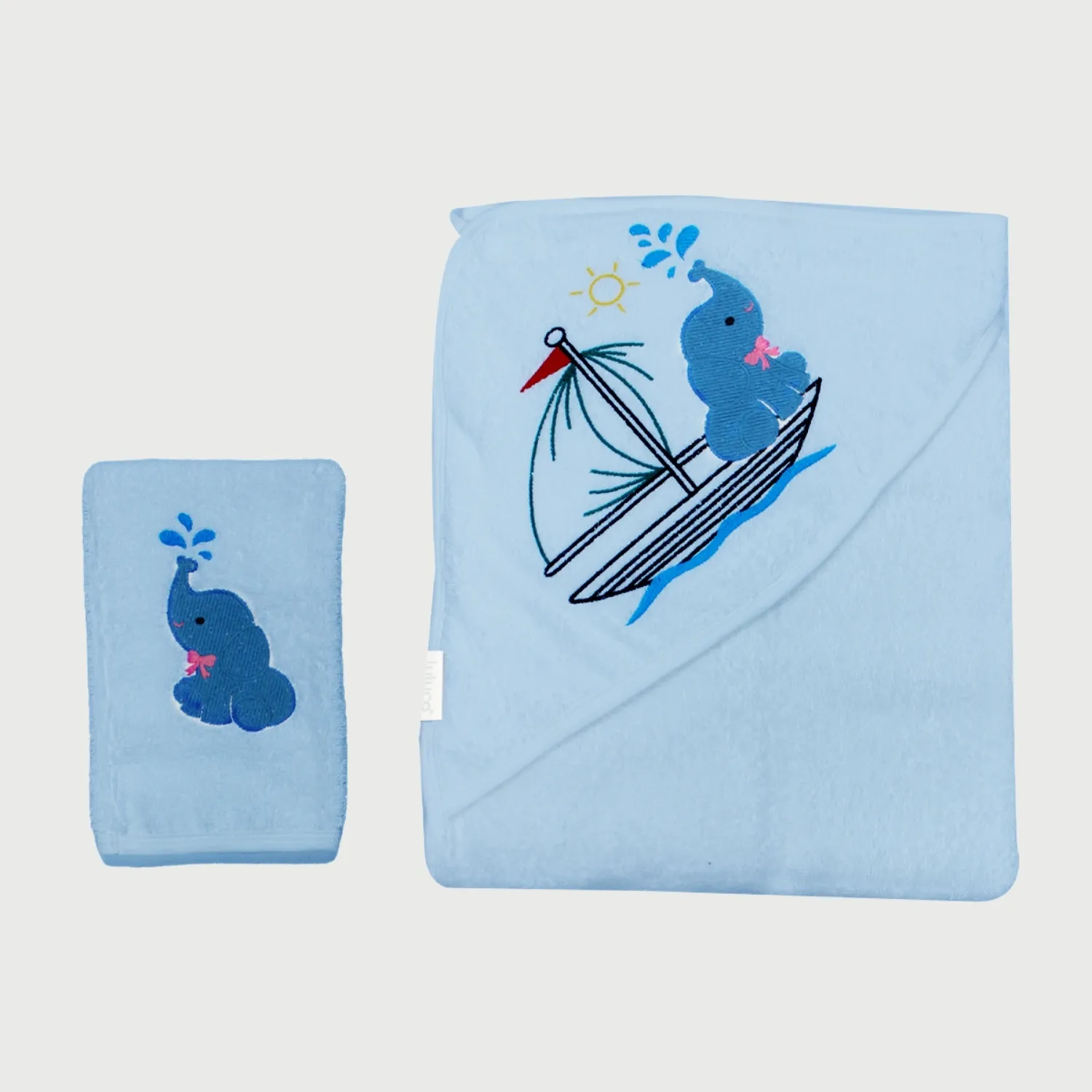 Bistyle Havlu Luluco Sea And Elephant 75x75cm Mavi