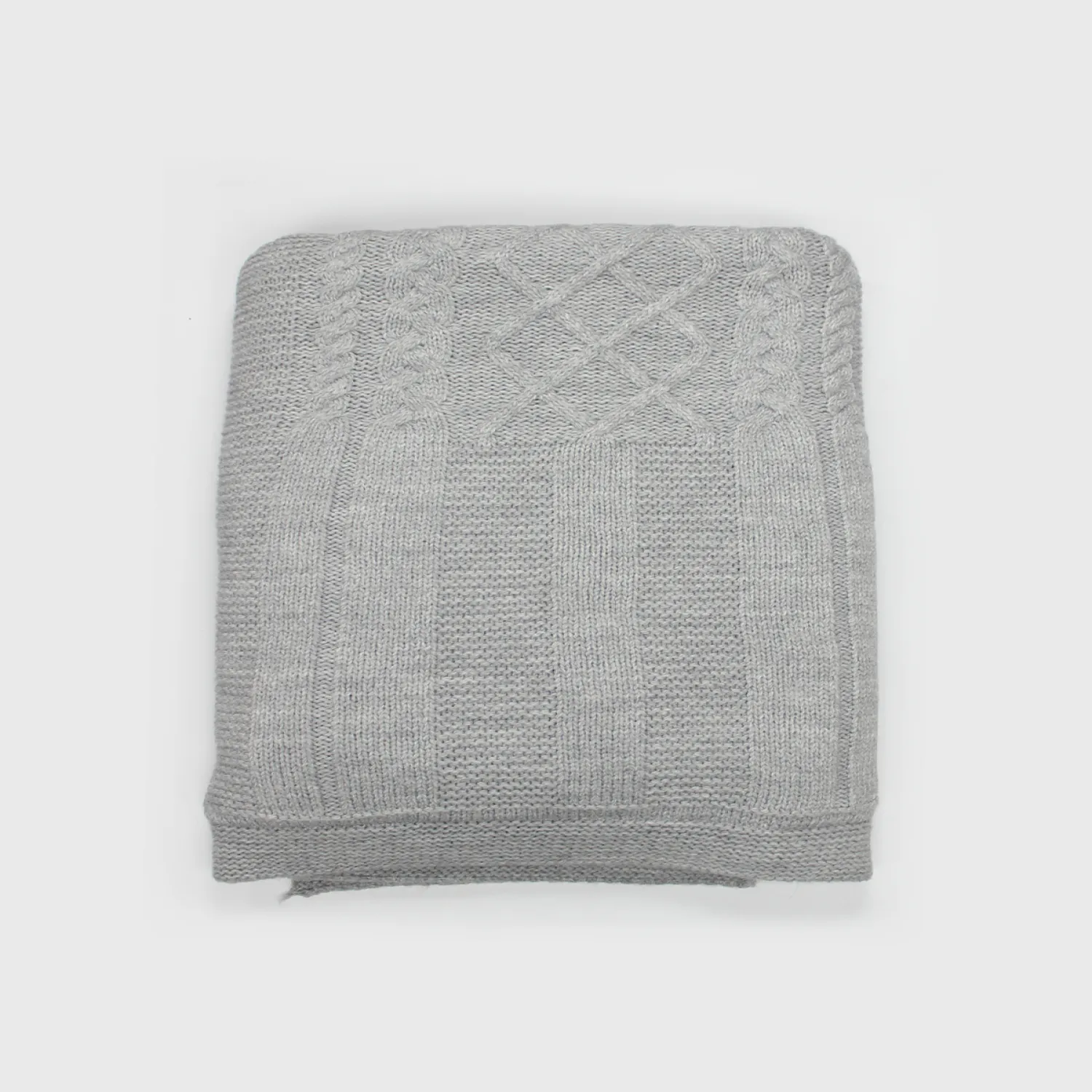 Bistyle Battaniye Welsoft Triko Winter Time 80x95cm Koyu Gri