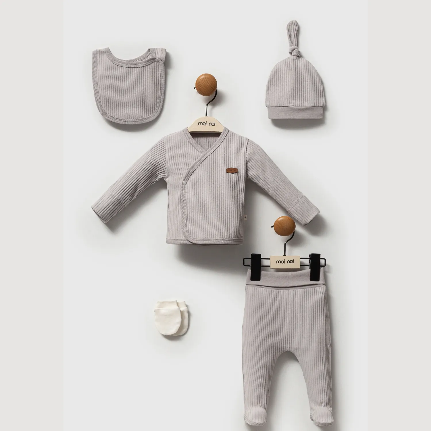 Moi Noi Hastane Çıkışı 5li Raporlu Gri