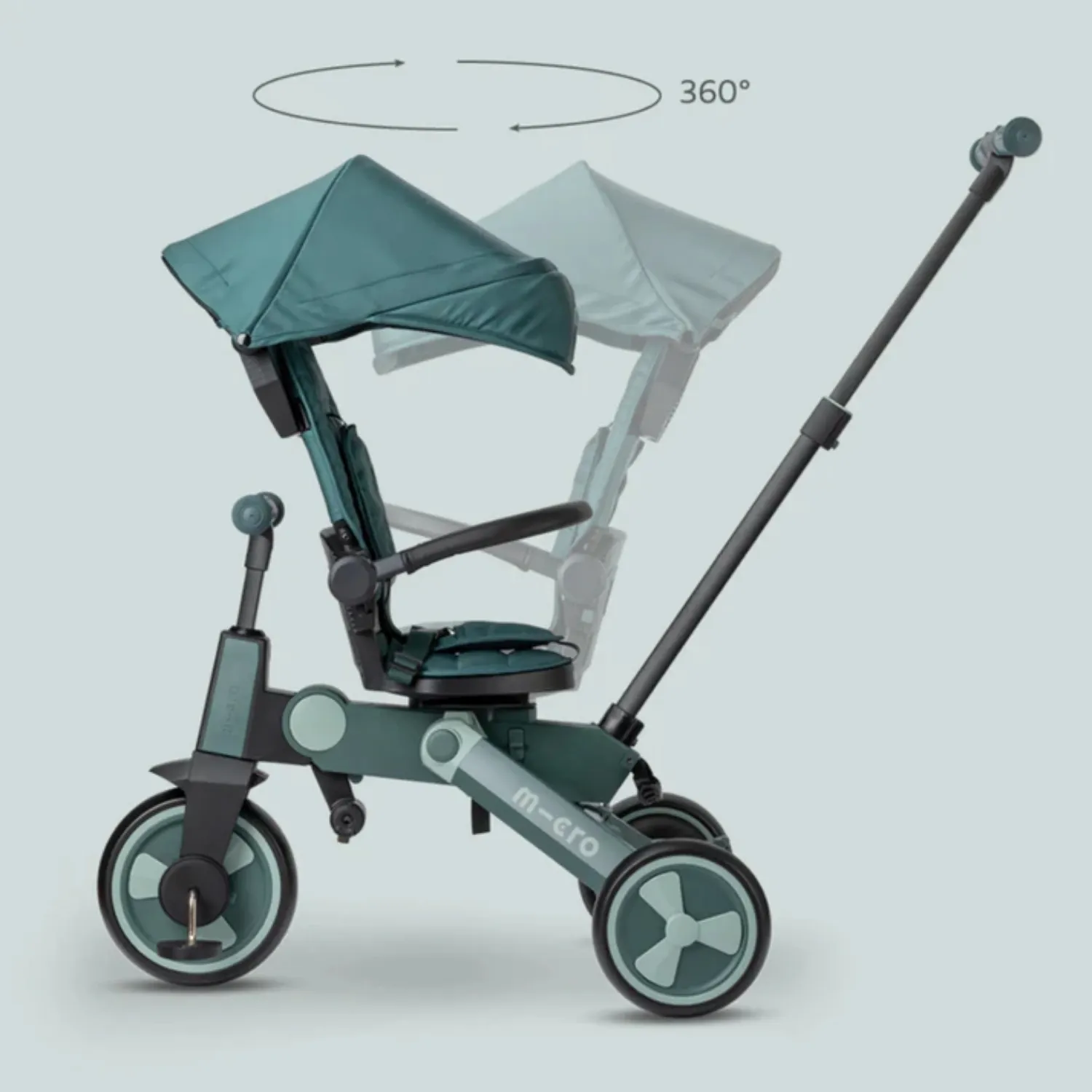 Micro 4in1 360 Derece Dönen Ve Katlanabilir Bisiklet - Matcha
