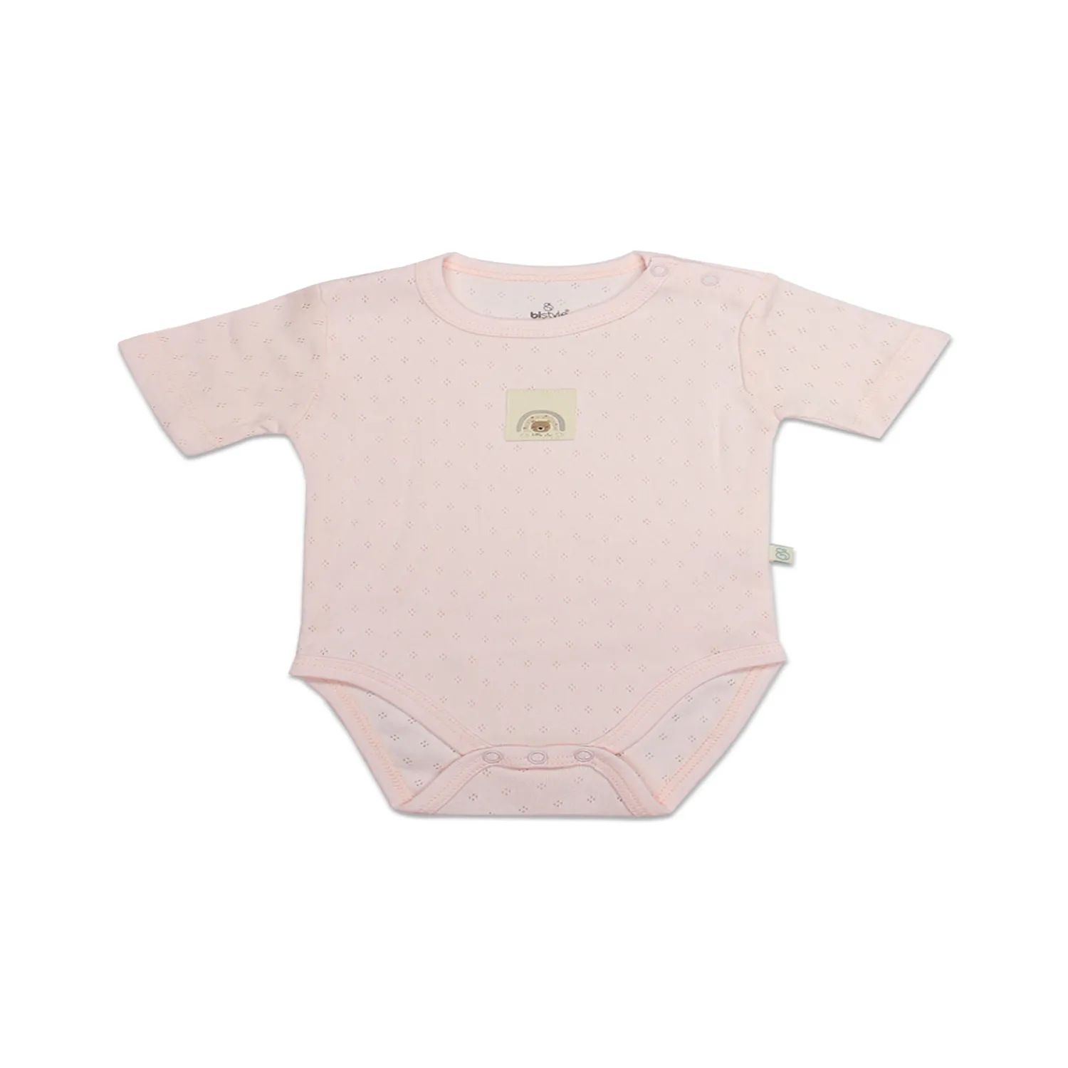 Bistyle Body Kısa Kol Little Star Pembe