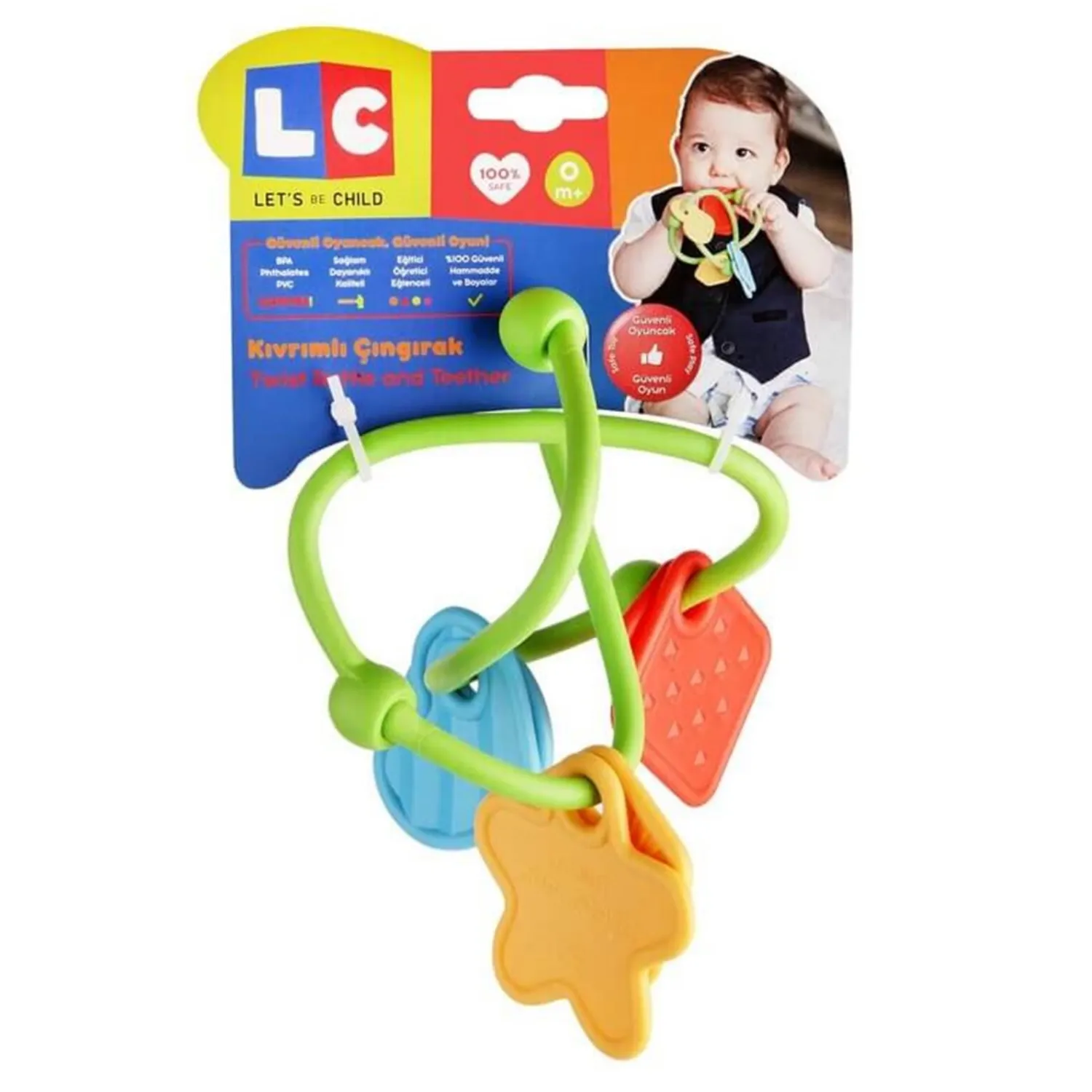 Let's Be Child Kıvrımlı Çıngırak