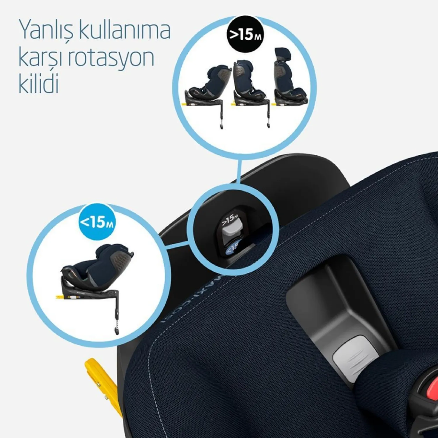 Maxi Cosi Emerald 360 Pro Slidetech Oto Koltuğu 0-36 Kg Authentic Blue
