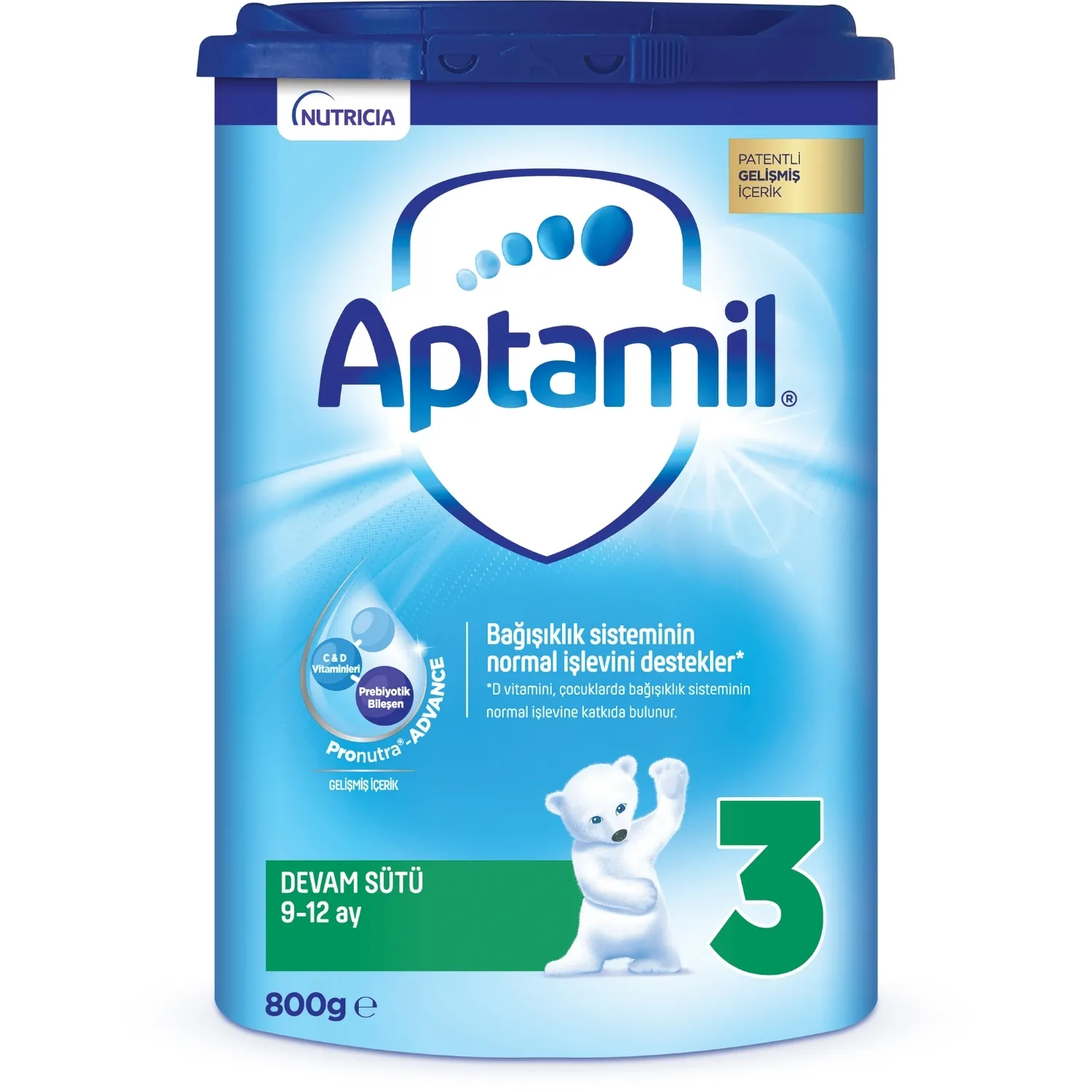 Aptamil 3 Devam Sütü 800 Gr