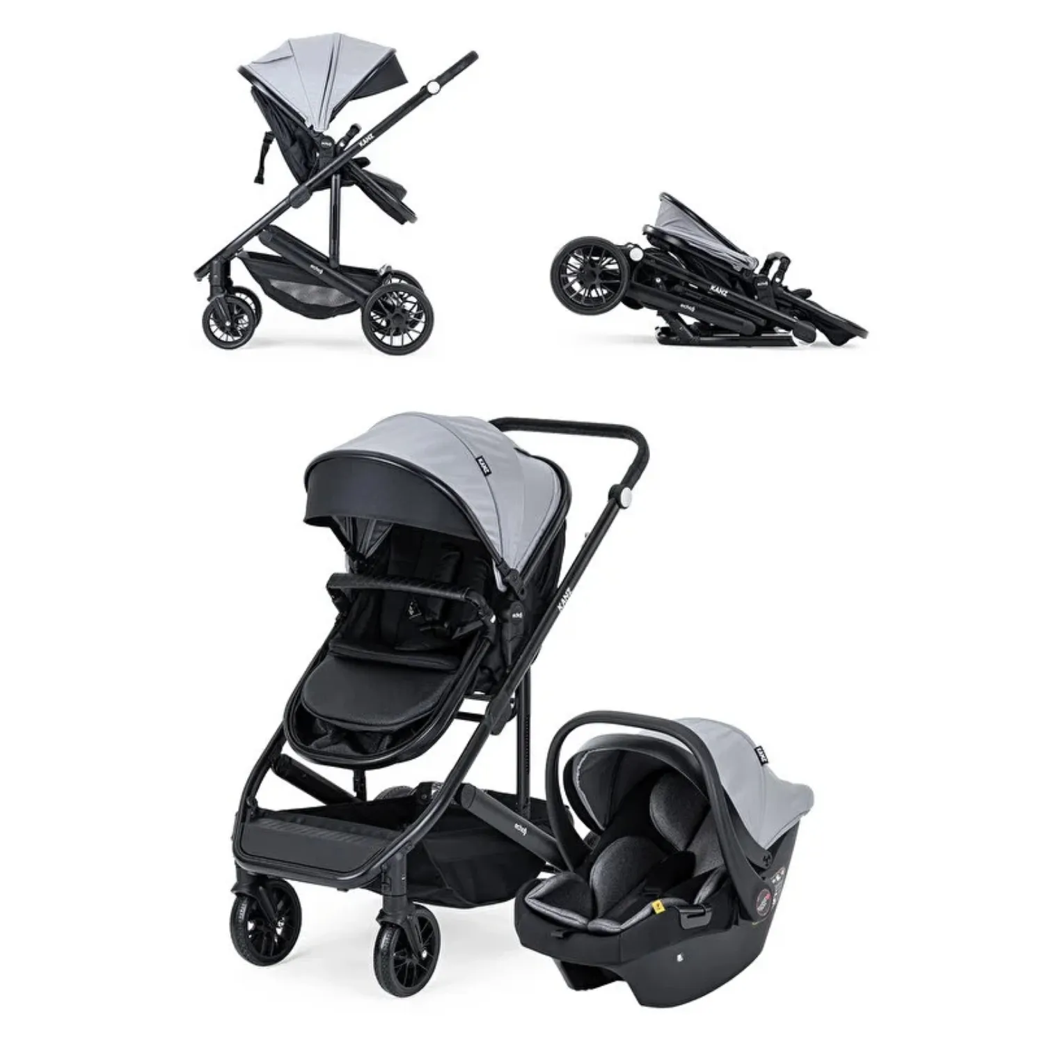 Kanz Echo Travel Sistem Bebek Arabası Grey
