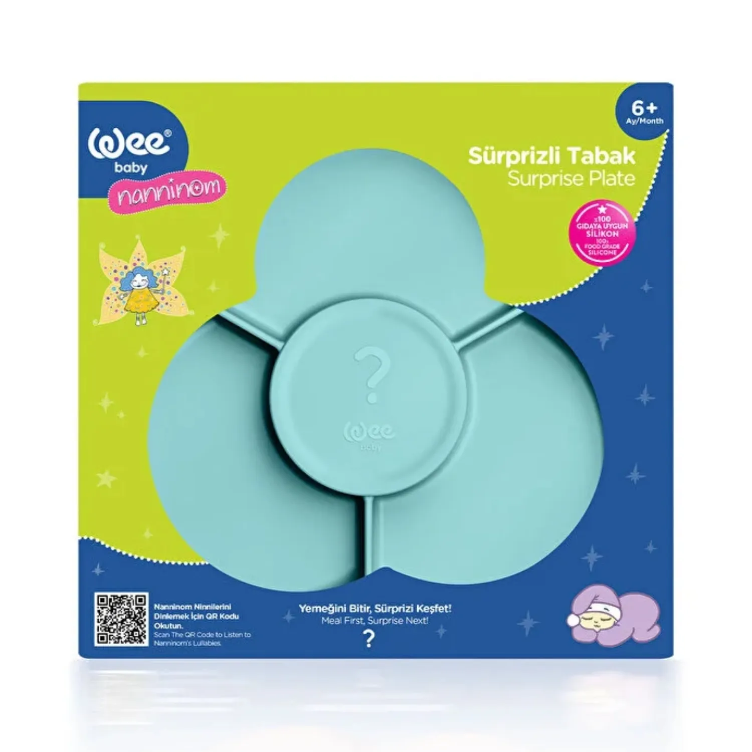 Wee Baby Nanninom Sürprizli Tabak Mavi