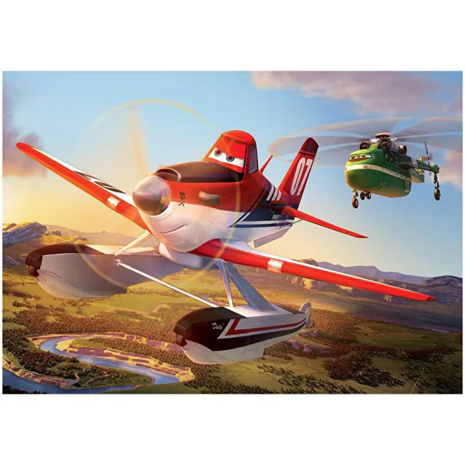 Planes Puzzle 100 Parça