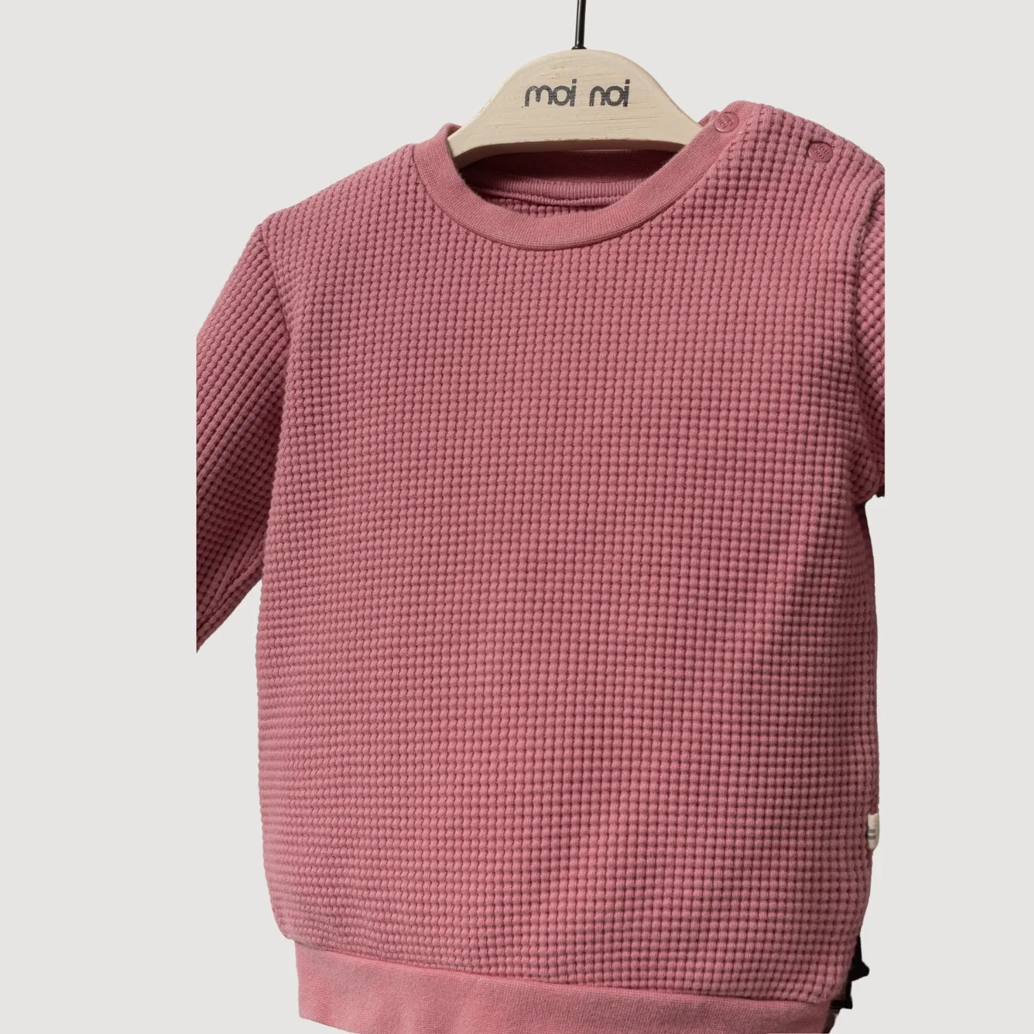 Moi Noi 2li Takım Waffle Mürdüm