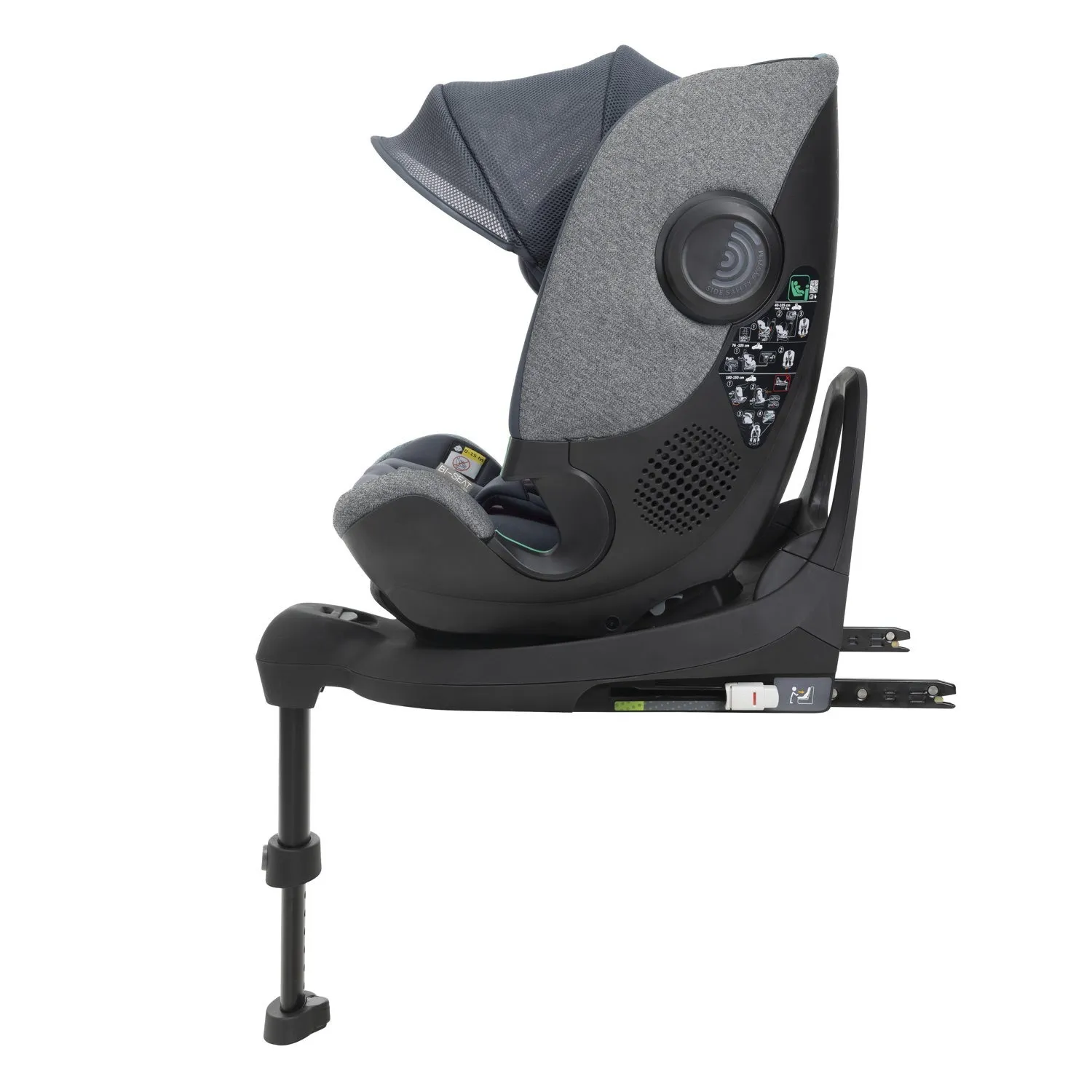 Chicco Bi-Seat Air Bazalı Oto Koltuğu 0-36 Kg Graphite