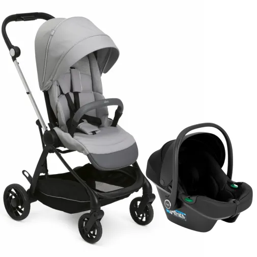 Chicco One4Ever Lounge Çift Yönlü Kolay Katlanabilen Travel Sistem Bebek Arabası Sparkle Grey
