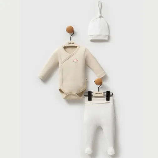 Moi Noi 3Lü Takım Kokina Bej