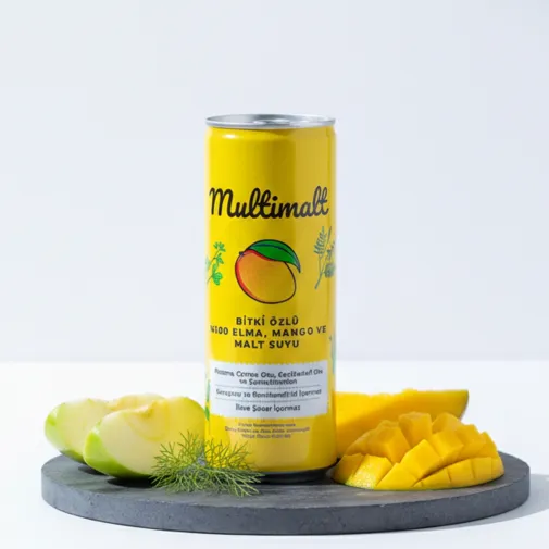 Multimalt Bitki Özlü %100 Elma,Mango Ve Malt Suyu 250 Ml