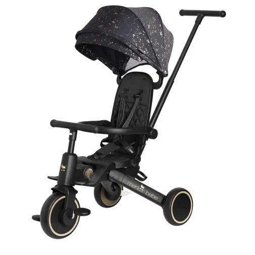 Merkür Bebe 9In1 Hawk Üç Tekerlekli Bebek Ve Çocuk Bisikleti Premium Gold