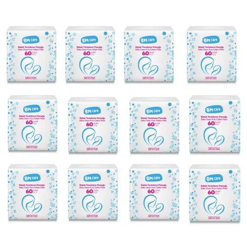 Bm Care Temizleme Pamuğu 720 Adet 12*60Lı