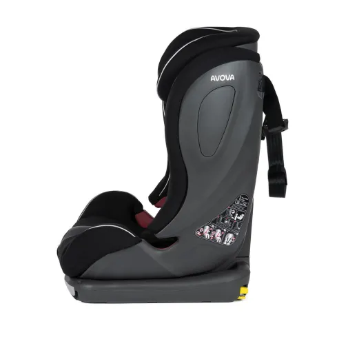 Avova Sperling Fix I-Size İsofix Ve Isip Korumalı Çocuğunuzla Birlikte Büyüyen 9-36 Kg Oto Koltuğu Pearl Black