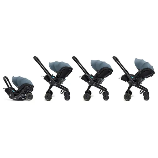 Doona X Bebek Arabasına Dönüşen Tekerlekli Gr 0 I-Size 3 Yatış Pozisyonlu & Ana Kucağı Ocean Blue