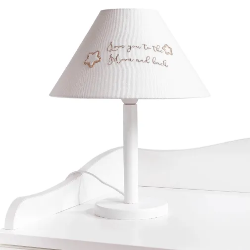 Pierre Cardin Elite Moon And Beige Abajur Desenli