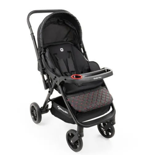 Mamma Mia Double Way Çift Yönlü Bebek Arabası Siyah | Babymall