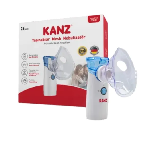 Kanz Taşınabilir Mesh Nebulizatör Şarjlı