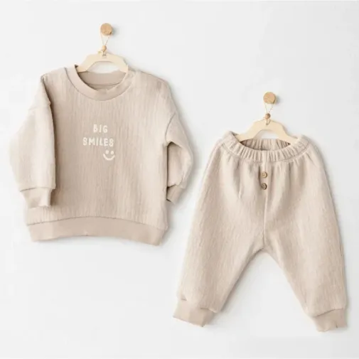 Andy Wawa Erkek 2Li Takım Casual Bej