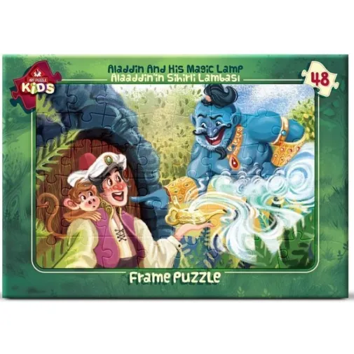 Art Çocuk Puzzle Alaaddinin Sihirli Lambası 48 Parça