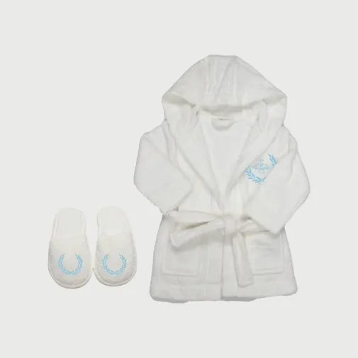 Bistyle Bebek Bornoz Luluco Angel Ekru Unisex Ekru