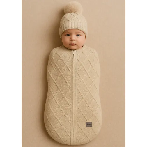 Bistyle Unisex Kundak Triko Bej