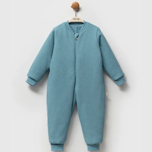 Moi Noi Uyku Tulumu Çoraplı 2,5 Tog Waffle Petrol