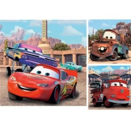 Ravensburger 3X49 Parçalı Puzzle Walt Disney Cars2  Yarış-092819 4+Yaş