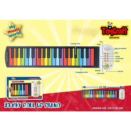 Toycraft 27 Tuşlu Katnalabilir Silikon Org