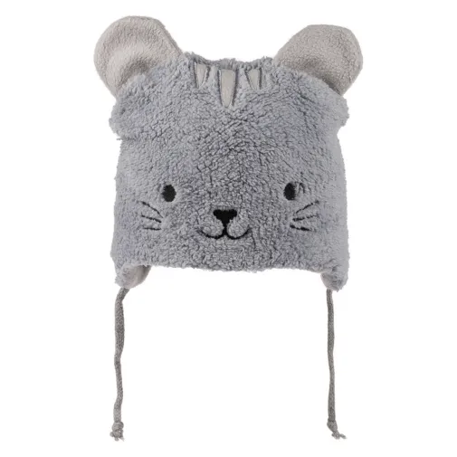 Kitti Erkek Bebek Bere Peluş Açık Gri