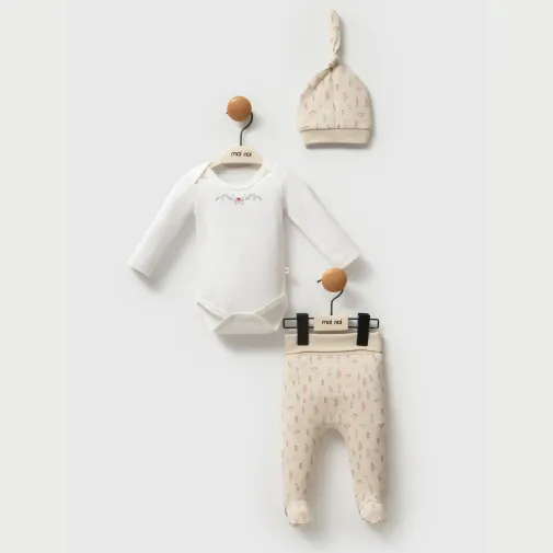 Moi Noi 3Lü Takım Kokina Bej