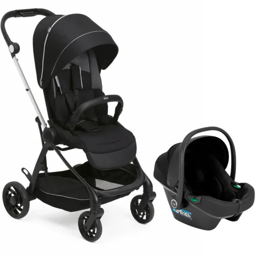 Chicco One4Ever Lounge Çift Yönlü Kolay Katlanabilen Travel Sistem Bebek Arabası Black Beauty