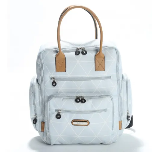 M&Y Collection Eos Digital Sırt Çantası Altıgen Bebek Mavisi