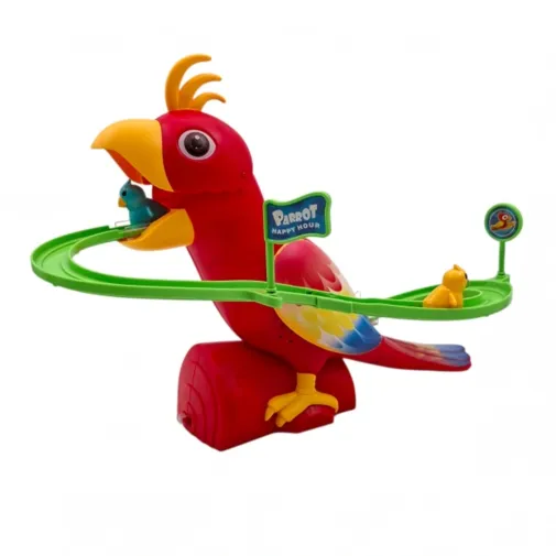 Pilli Kaydırak Papağan Müzikli