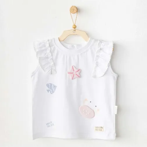 Andy Wawa T-Shirt Casual Beyaz