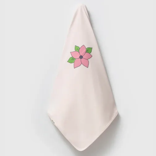 Moi Noi Battaniye Flowers Ekru