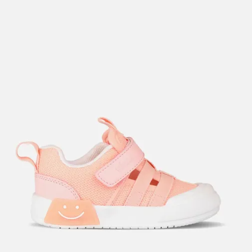 Vicco Momo Kız Çocuk Ayakkabı Patik Işıklı Pudra