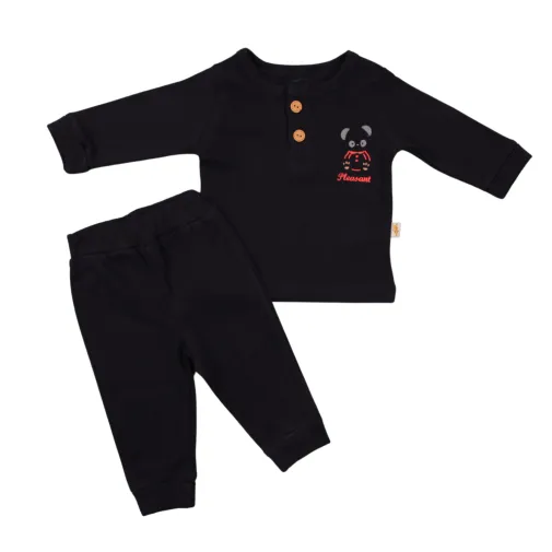 Mini Damla 2Li Takım Pandalı Lacivert