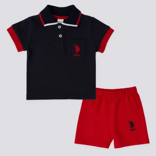 U.s. Polo Erkek 2Li Takım T-Shirt Lacivert