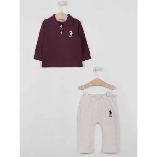 U.s. Polo Kız 2Li Takım Sumak