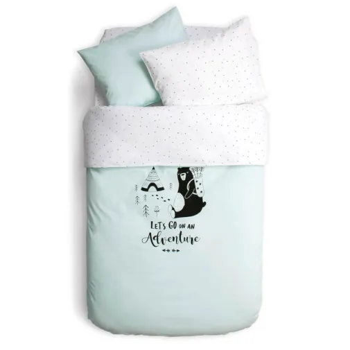 Funna Baby Lets Go Nevresim Takımı 100X150Cm Mint