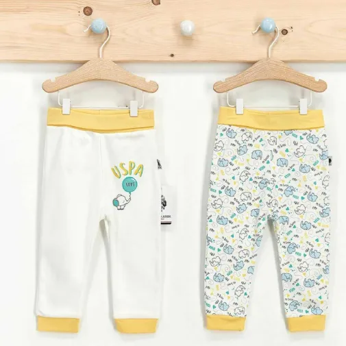 U.s. Polo Erkek Pantolon Patiksiz 2Li Sarı