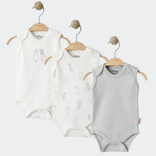 Tiffany Atlet Bebek Body Takımı 3Lü Rabbit Theme