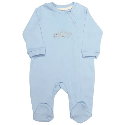 Bistyle Unisex Tulum Fermuarlı Curly Sheep Mavi