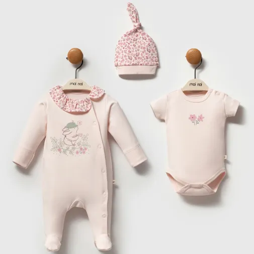 Moi Noi Tulum Takımı 3Lü Tea Mürdüm