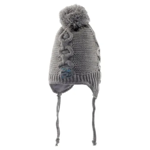 Kitti Erkek Bebek Bere Kulaklı Gri