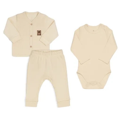 Bistyle 3Lü Takım Gentleman Ekru