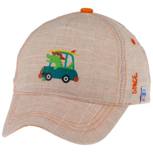 Kitti Unisex Bebek Şapka 1-3 Yaş Bej