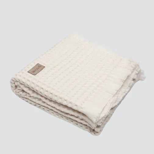 Bistyle Battaniye Pike Style Baby 110X110Cm Ekru